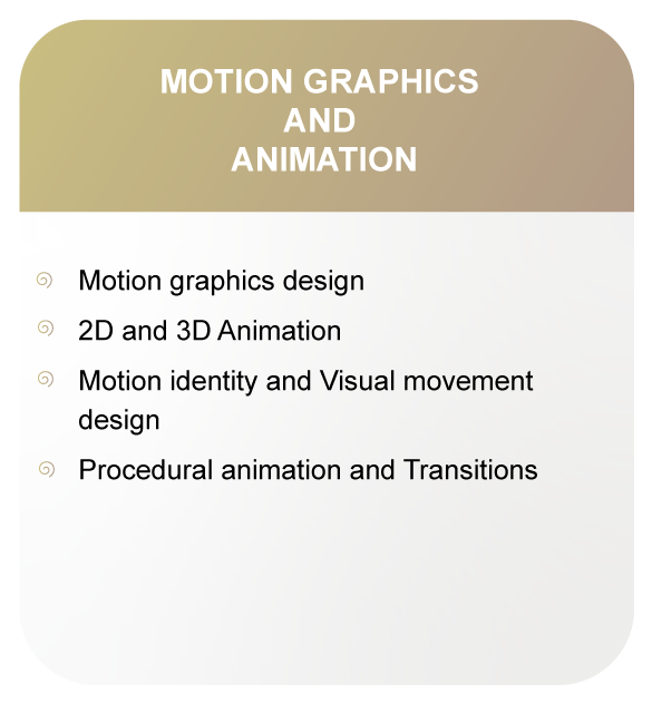 Motion Graphics and Animation